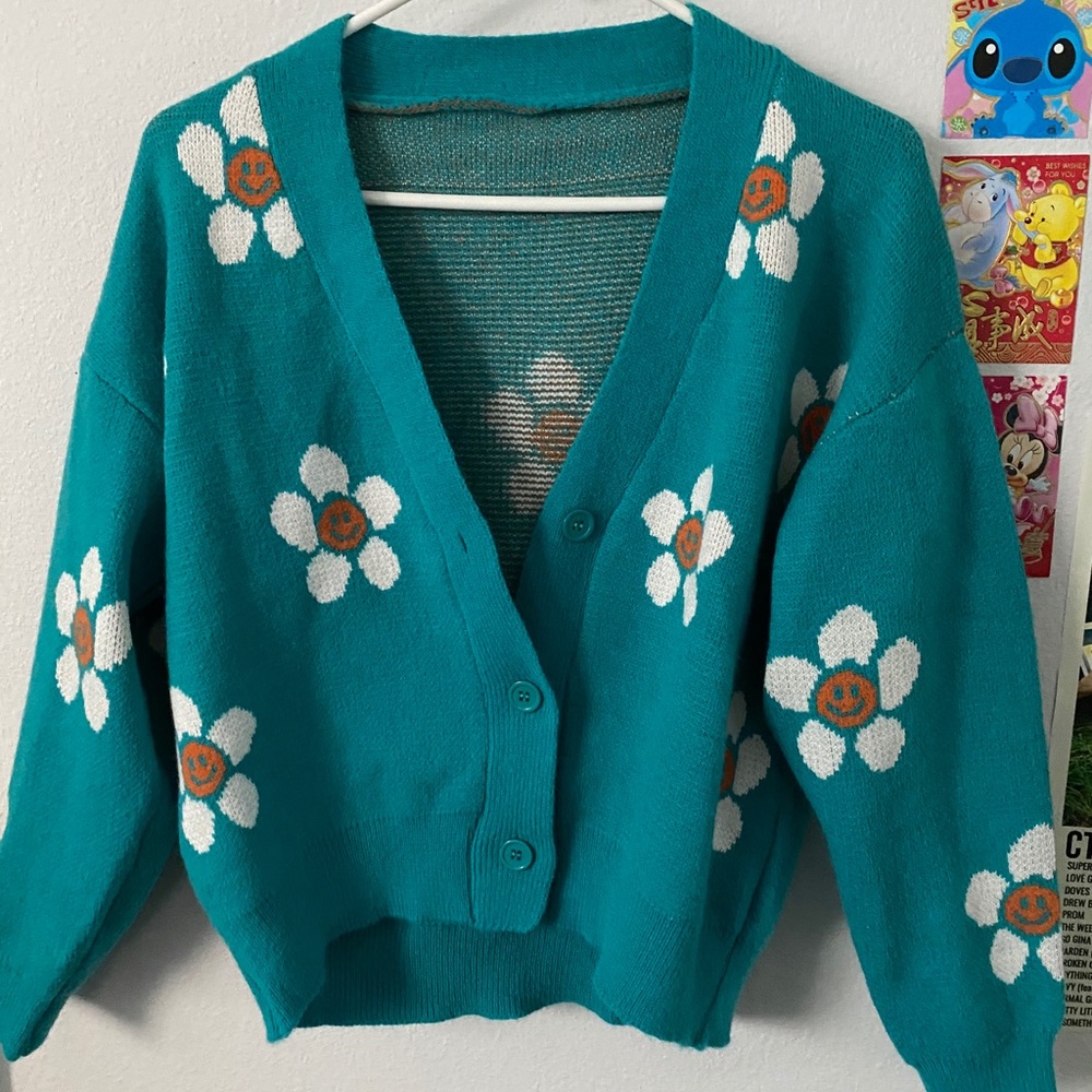 Flower cardigan